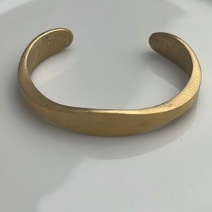 Vintage 70s Speidel Gold Plated  ID Style Cuff Bracelet